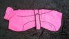 B4 - Mantel Fleece Pink-Schwarz Rückenlänge 70cm